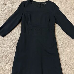 Banana republic 6P 3/4 sleeve dress with pockets black